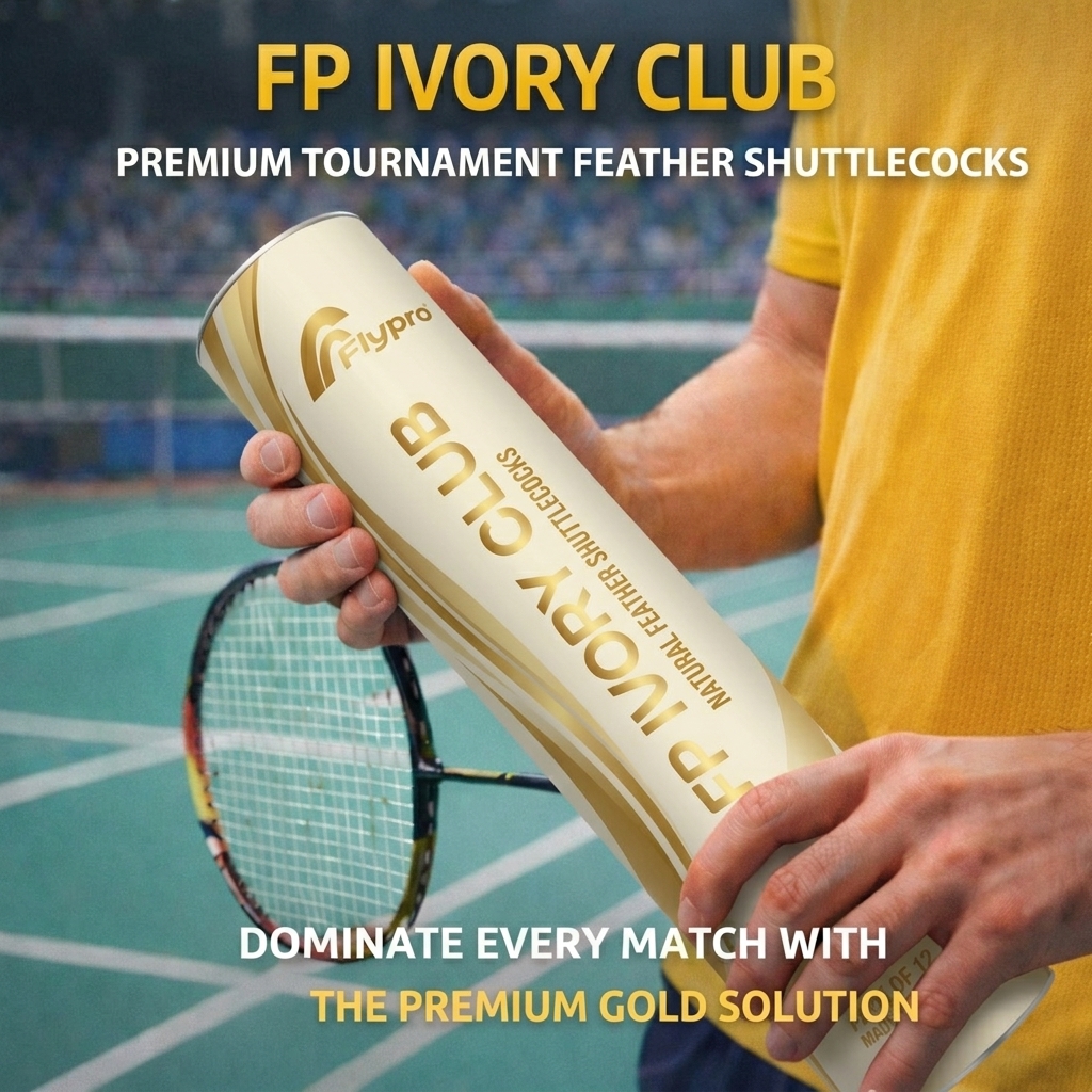 FLYPRO IVORY Shuttlecock - Premium Wholesale Badminton Equipment imported by Zolt International